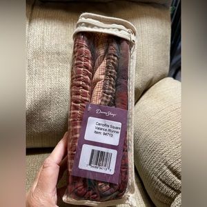 COPY - RUSTIC PRIMITIVE LODGE-CAMPFIRE QUILTED  FROM DONNA SHARP Valance /Table…